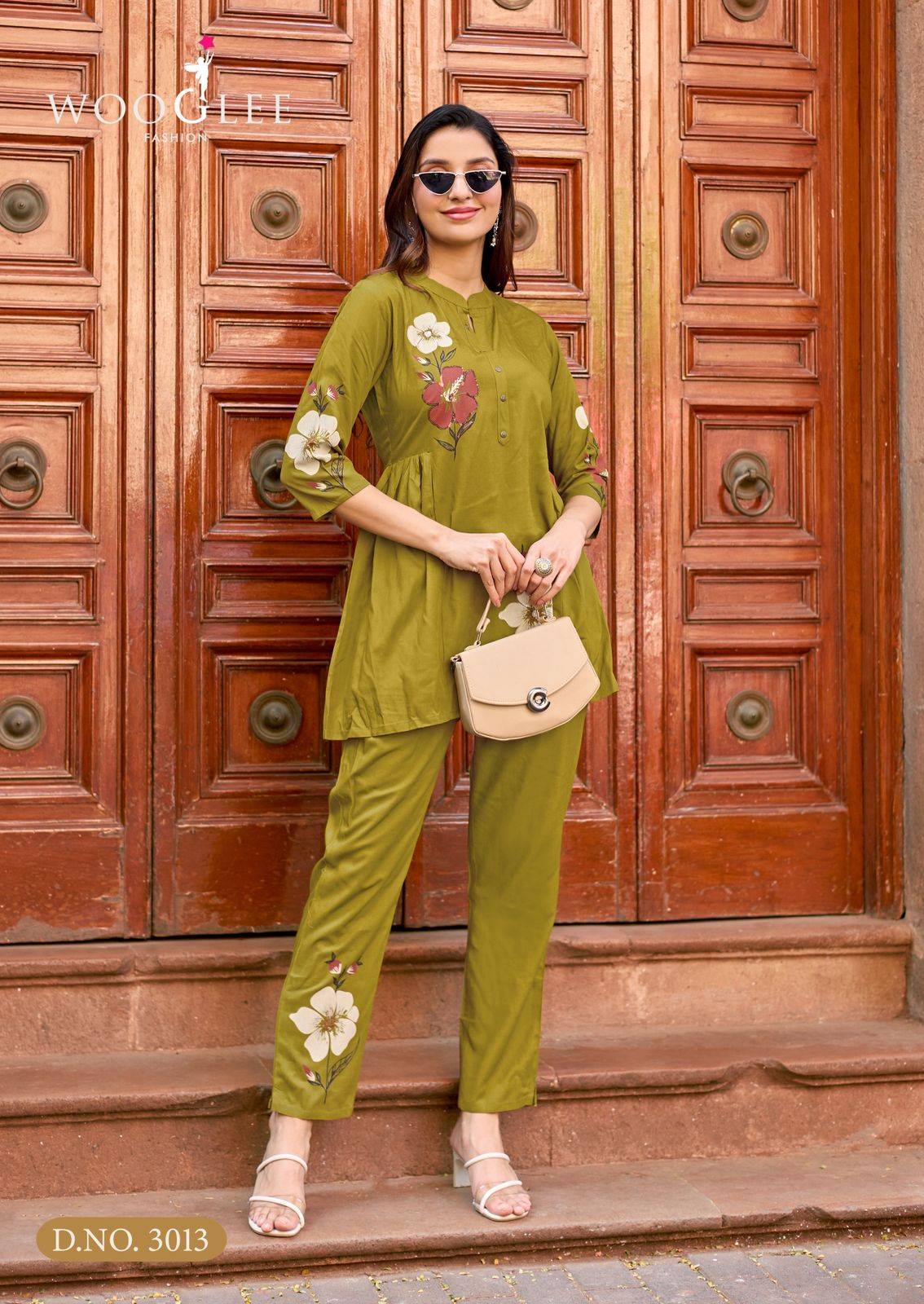  Tulip Vol-3 By WOOGLEE 3010 To 3013 Series Beautiful Festive Suits Colourful Stylish Rayon Co-ord sets At Wholesale Price